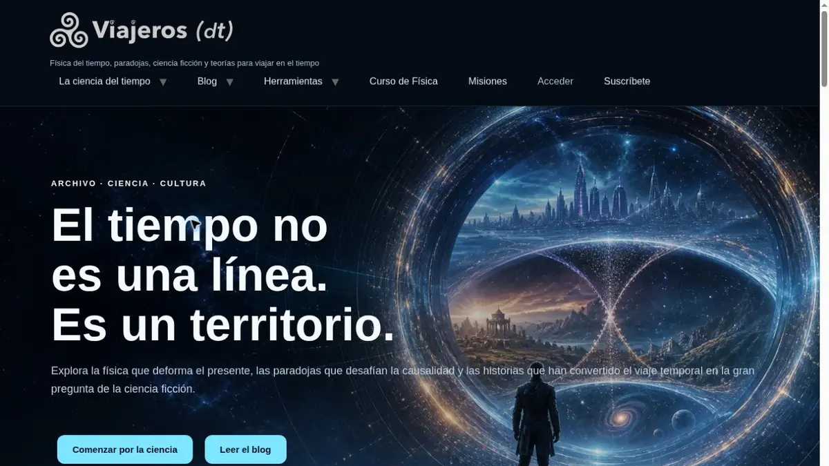 Vista de Viajeros en el Tiempo